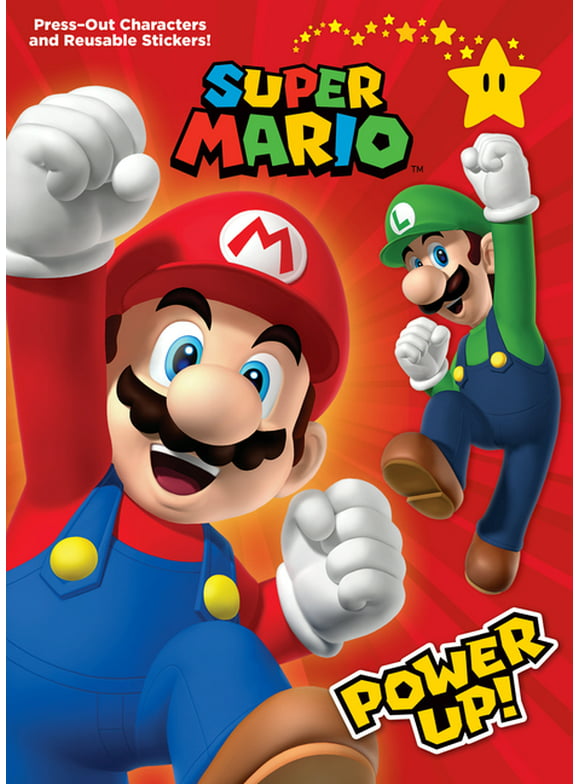 Super Mario: Power Up! (Nintendo®) : Press-Out Characters and Reusable Stickers!  (Paperback)