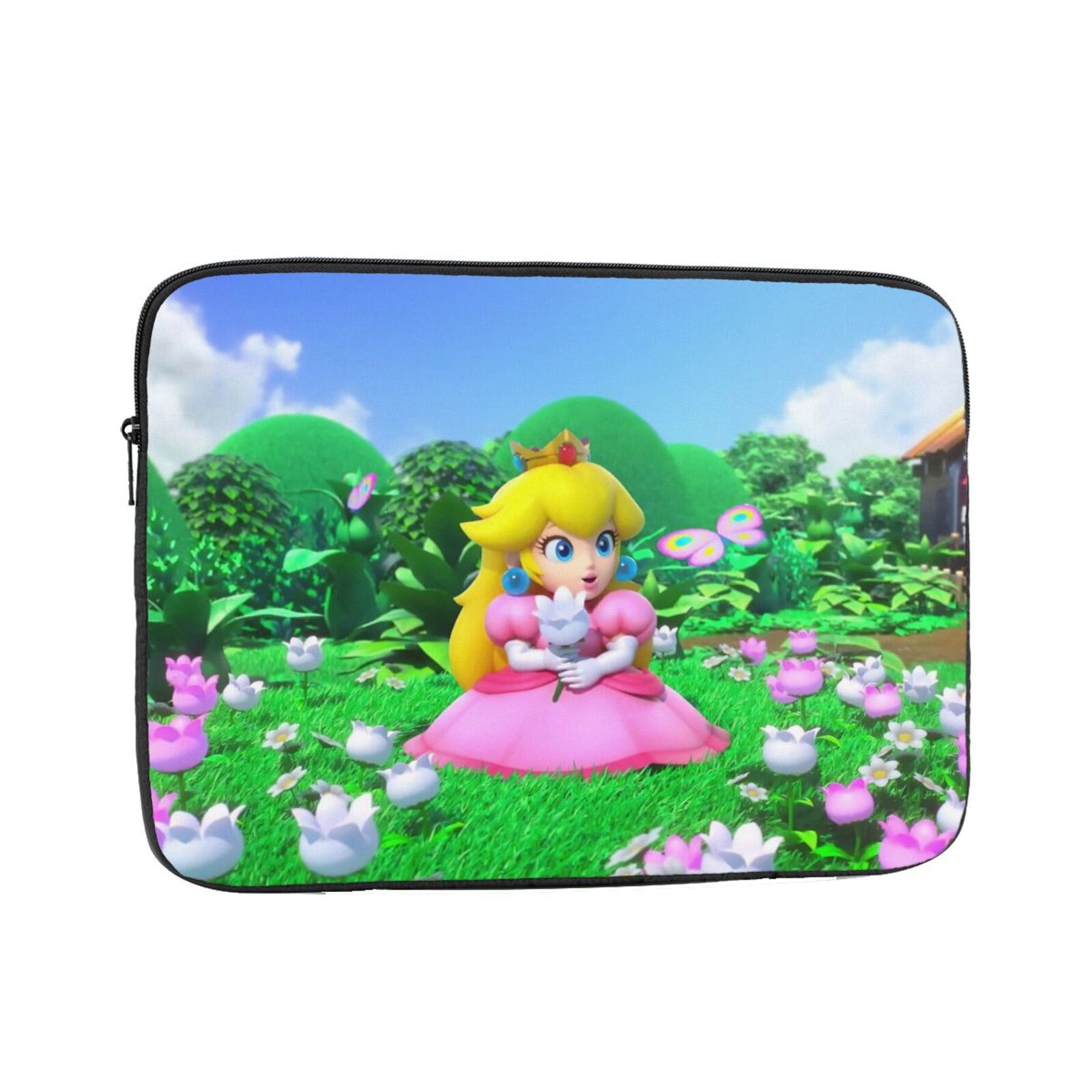 Peach Computer Super Mario Princess Peach Laptop Case Sleeve, 12 inch Laptop Sleeve ...