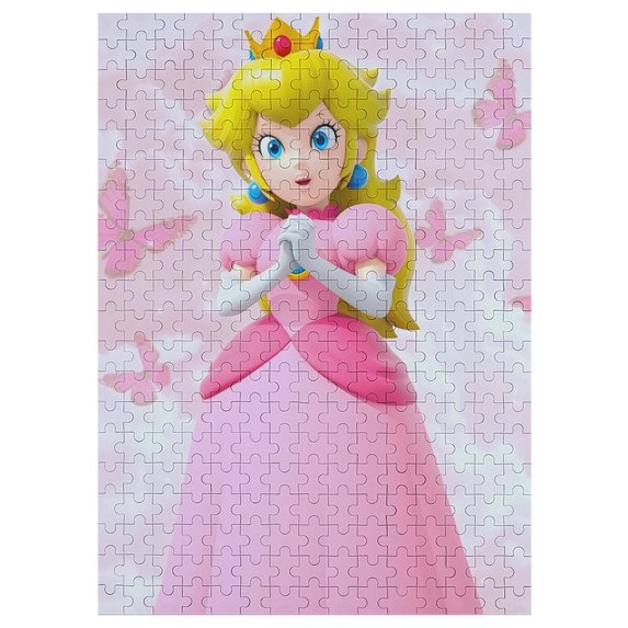 Super Mario Princess Peach Puzzles for Kids Interactive Brain Teasers for Adults Educational Toys and Games 300 PCS