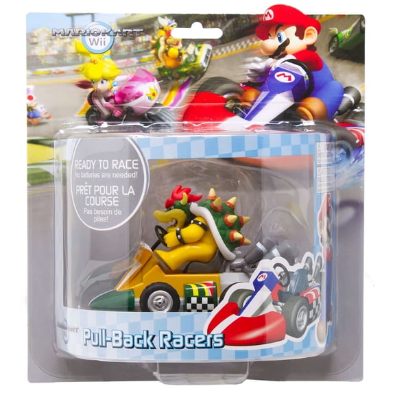 Super Mario Pull-Back Racers Bowser Pull-Back Car