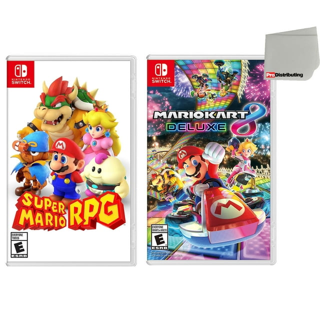 Super Mario RPG and Mario Kart 8 Two Game Bundle - Nintendo Switch with ...