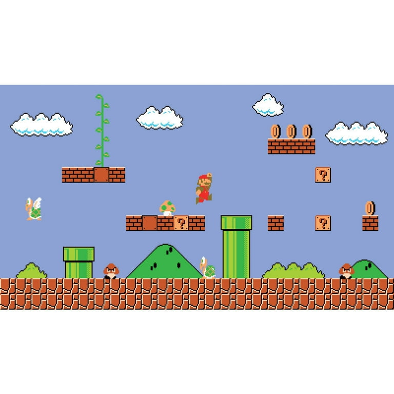 Super Mario Retro XL Spray and Stick Wall Mural