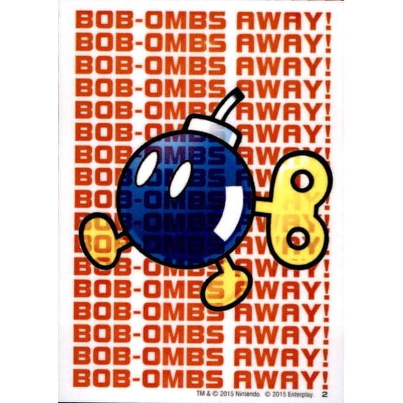 Super Mario Running Bob-omb Dog Tag Decal Sticker #2