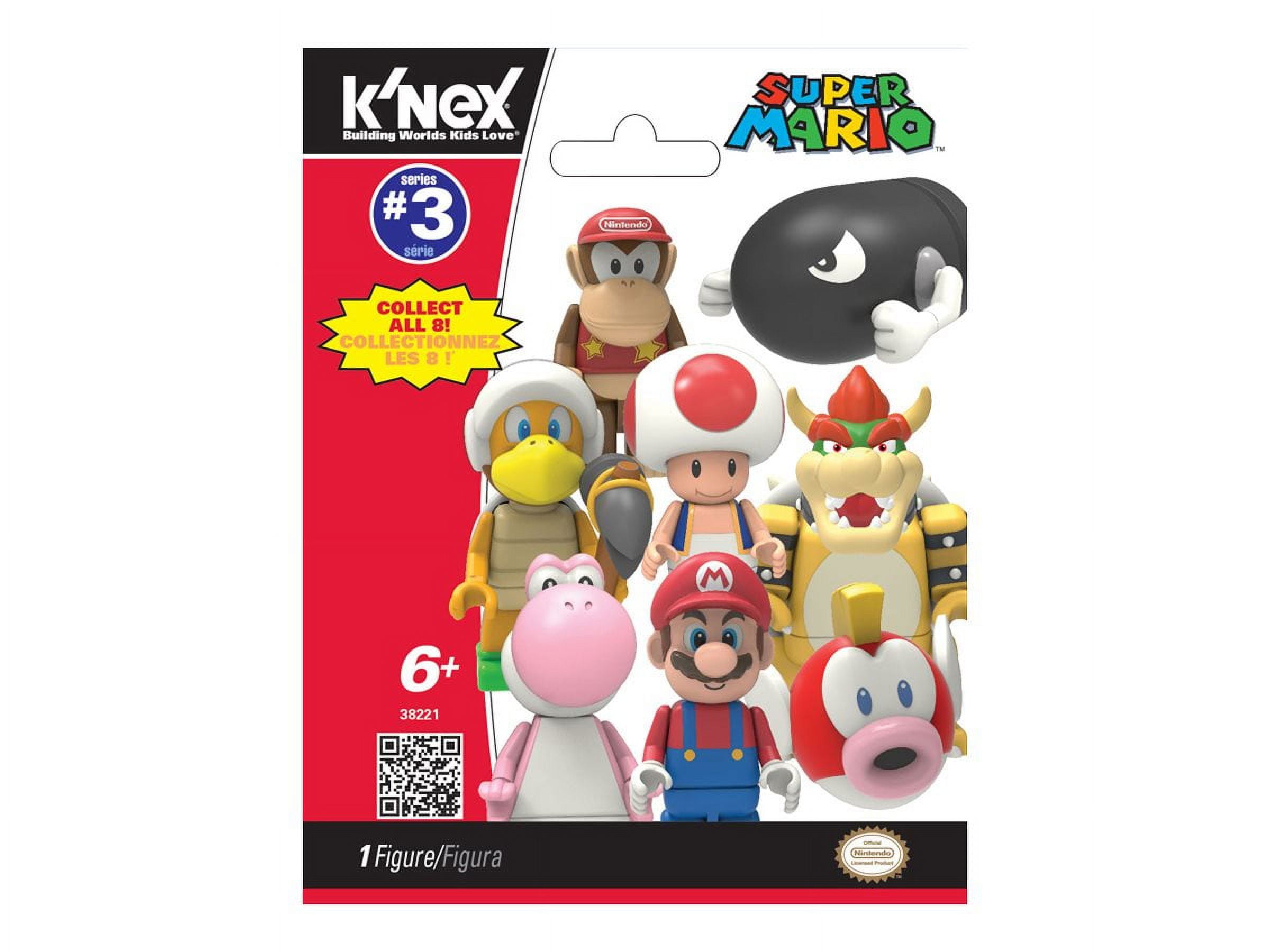 K'NEX Super Mario Series 3 Mystery Pack, Buildable Figures
