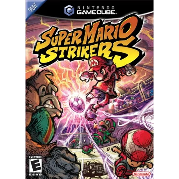 Restored Super Mario Strikers Nintendo Gamecube