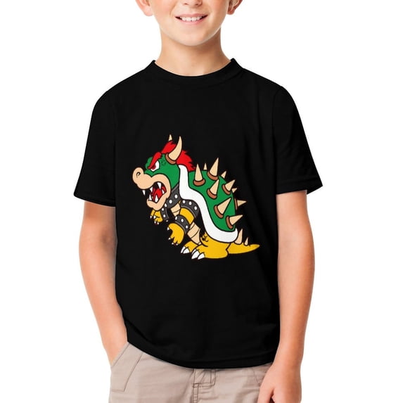 Super Mario T-Shirts for Boys Girls, Kids 3D Print Short Sleeve, Unisex Crew Neck Tee Shirts for Youth