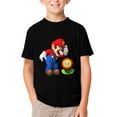 thumbnail image 1 of Super Mario T-Shirts for Boys Girls, Kids 3D Print Short Sleeve, Unisex Crew Neck Tee Shirts for Youth, 1 of 9