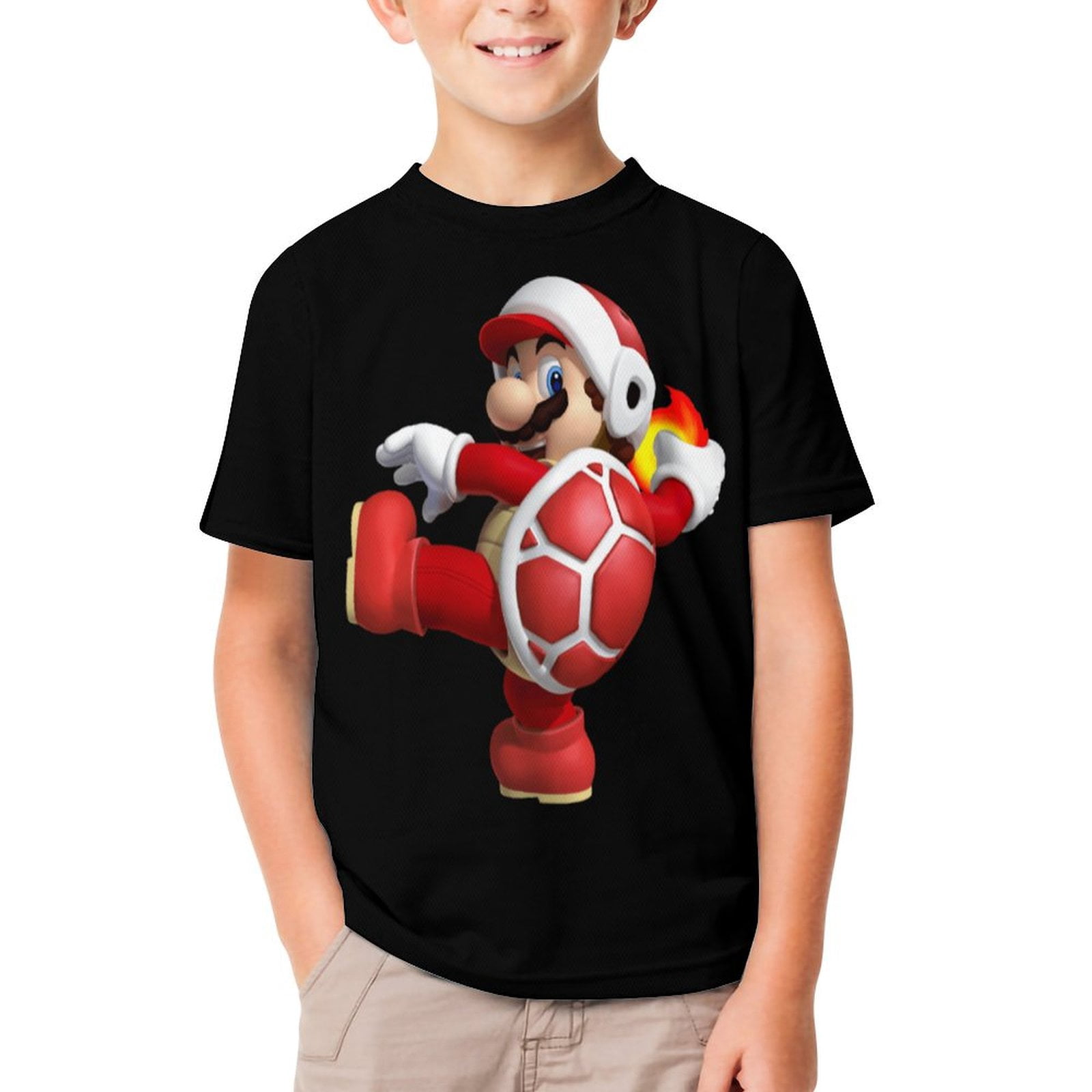 Super Mario Bros. Mario Face T-shirt, Kid's Boy, 146-152, Years 10 To 12, Blue main image 0