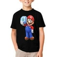 thumbnail image 1 of Super Mario T-Shirts for Boys Girls, Kids 3D Print Short Sleeve, Unisex Crew Neck Tee Shirts for Youth, 1 of 9
