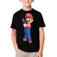 thumbnail image 1 of Super Mario T-Shirts for Boys Girls, Kids 3D Print Short Sleeve, Unisex Crew Neck Tee Shirts for Youth, 1 of 9