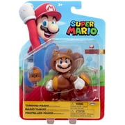Super Mario Tanooki Mario Action Figure (with Super Leaf)