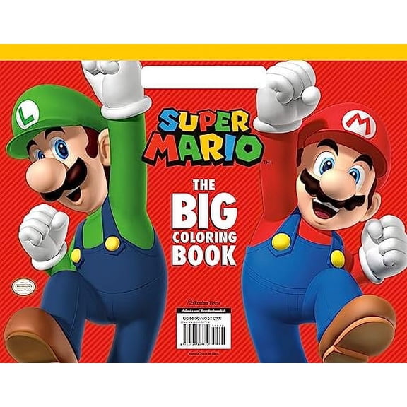 Pre-Owned Super Mario: the Big Coloring Book (Nintendo) (Paperback) 9780593307779