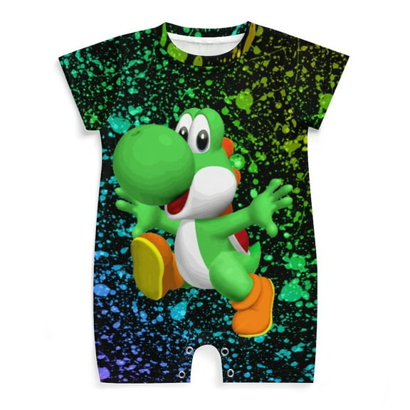 Super Mario Unisex Baby Boy Girl Jumpsuit Romper Bodysuit Playsuit One Piece Outfit Clothes 0-3M