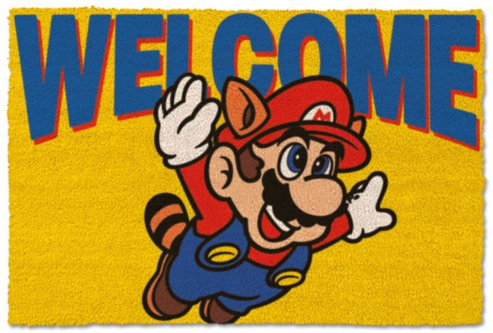New Game & Watch Super Mario Bros Nintendo handheld Game Welcome Doormat