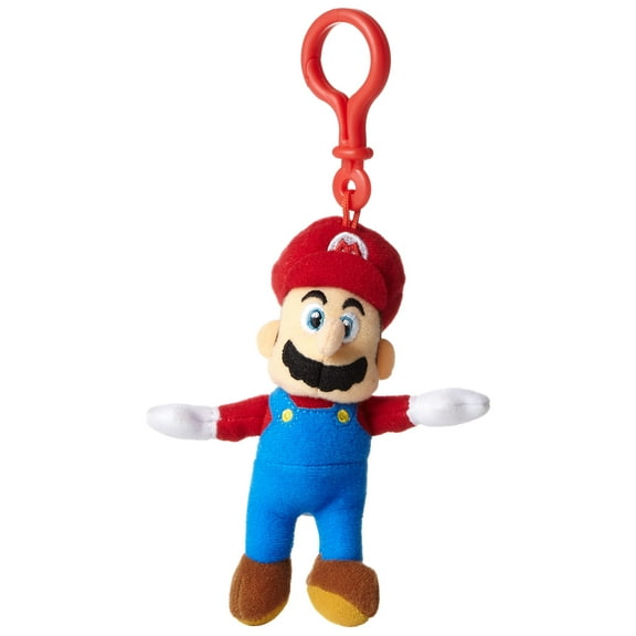 Super Mario World Of Nintendo Mario Clip On Plush Figure
