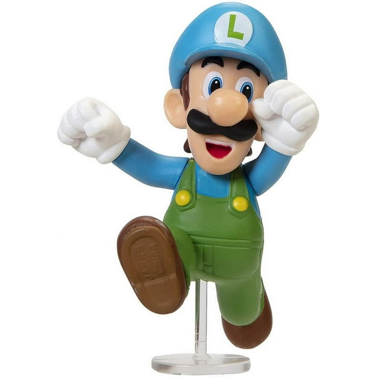 Super Mario World of Nintendo 2.5 inch Figure Running Ice Luigi