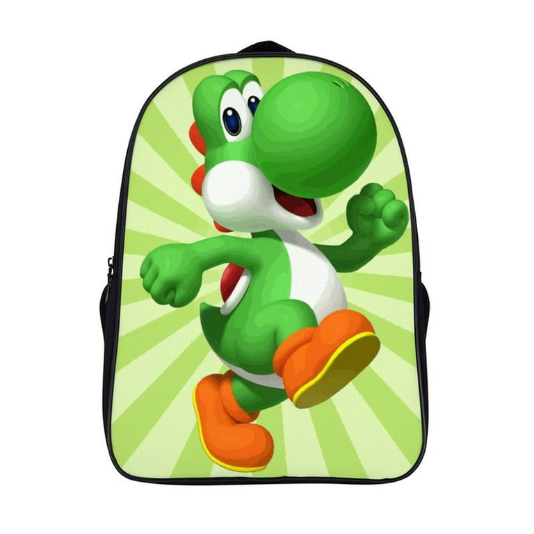 バッグ YOSHI Super Mario Yoshi 16 Inch Backpack Book Bag Outdoor Daypack