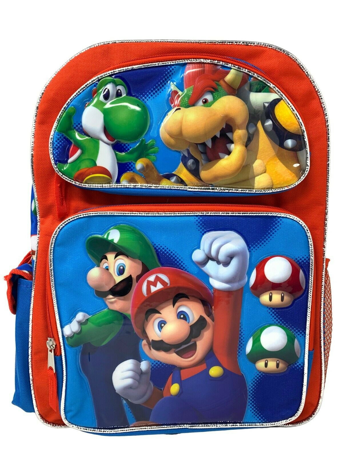 Super Mario Best Brothers Mario And Luigi Red Pencil Case