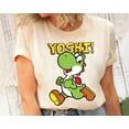 Super Mario Yoshi Intro Jump Portrait Graphic Shirt, Super Nintendo