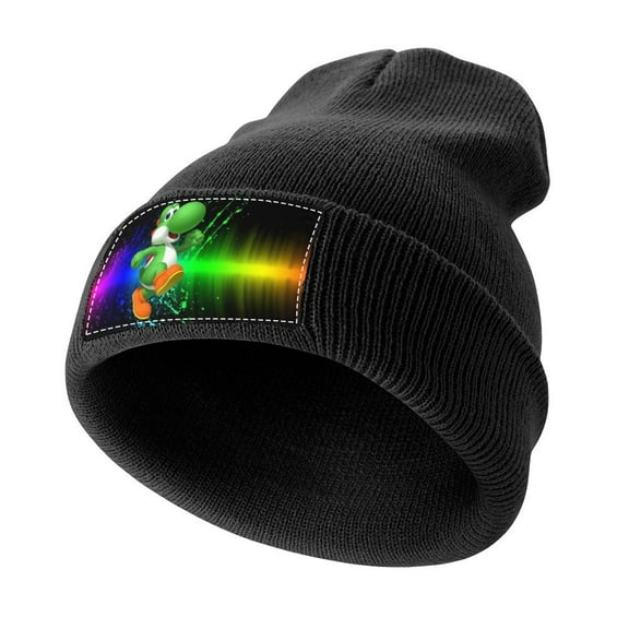 Super Mario Yoshi Knit Beanie Hats for Men Women Unisex Cuffed Watch Cap Beanie Warm Casual Skull Cap Winter