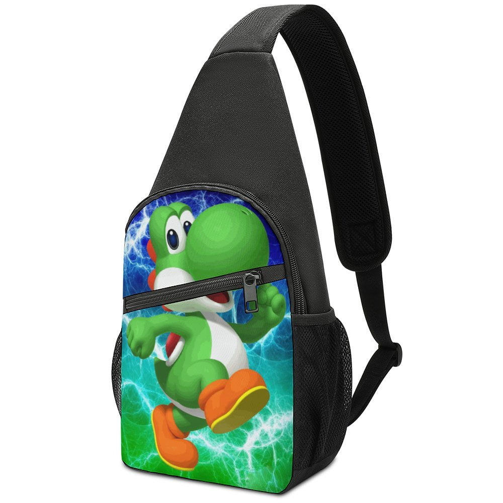バッグ yoshie.s Super Mario Yoshi Unisex Crossbody Bags Lightweight Sling Backpack