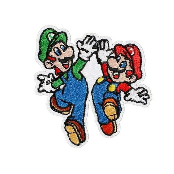 Super Mario and Luigi Characters Embroidered Iron Patch