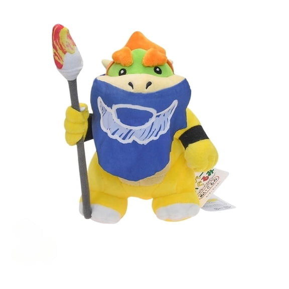 Super Maro Yellow " Standing Bowser King Koopa Stuffed Plush Toys, Great Gifts for Children