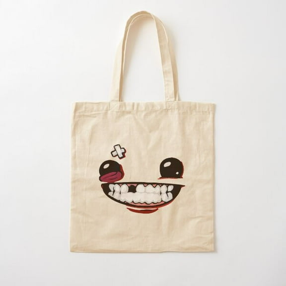 Super Meat Boy Cotton Tote Bag Canvas Tote Bag, Family Gift For Mother, Her