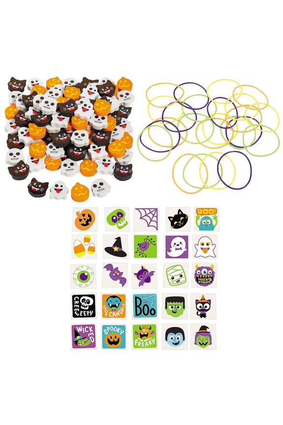 Super Mega Bulk 788 Pieces Value Halloween Handout Kit