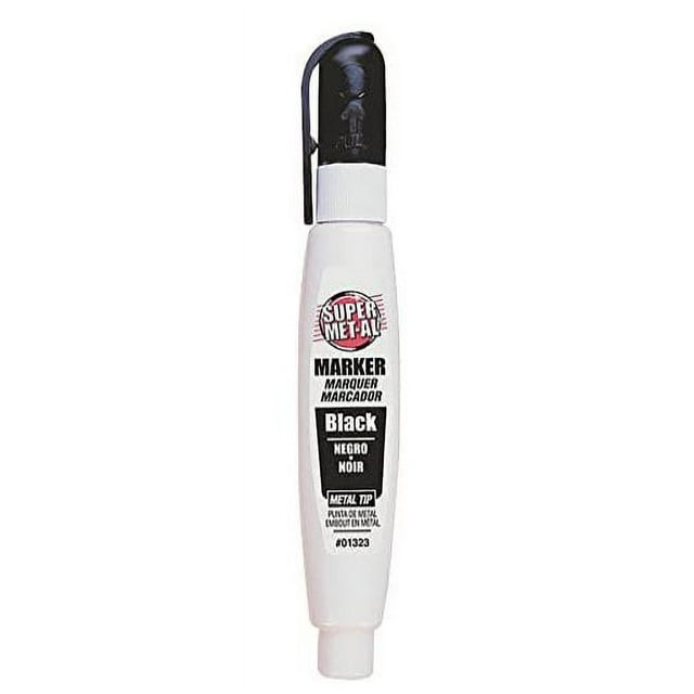 Super MetAl 12961323 Squeeze Action Black Paint Marker