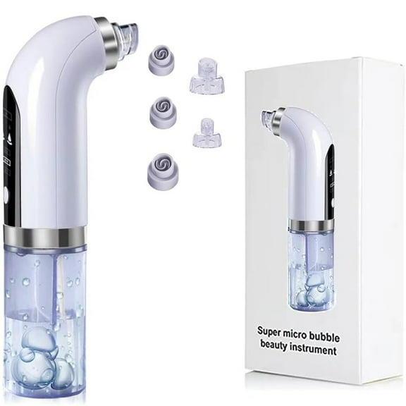 Super Micro Bubble Facial Machine Handheld Beauty Instrument Blackhead Remover Facial Vacuum Pore Blackhead Cleaner