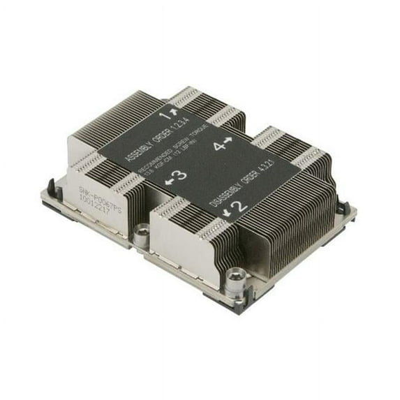 Super Micro CPU Heat Sink 1U LGA3647 CPU Heat Sink for X11 Purley Platform Brown Box