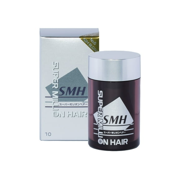 Super Million Hair Ash Blond Enhancement Fibers - 10g/0.35 oz Made in Japan