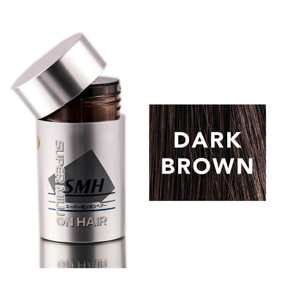 Super Million Hair Dark Brown Enhancement Fibers - Option : 0.5 oz