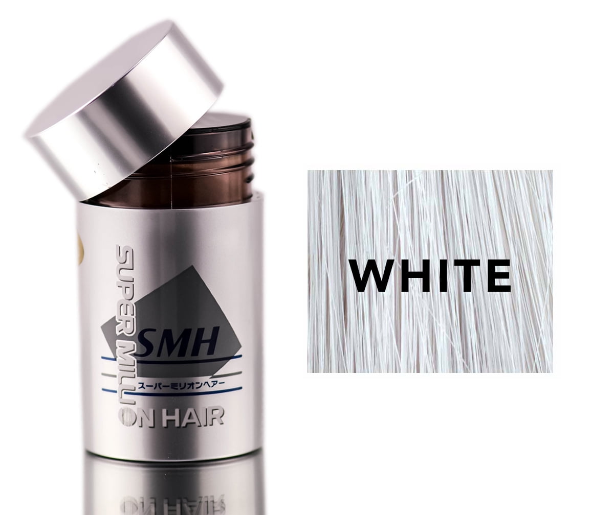 Super Million Hair White Enhancement Fibers - Option : 0.7 oz