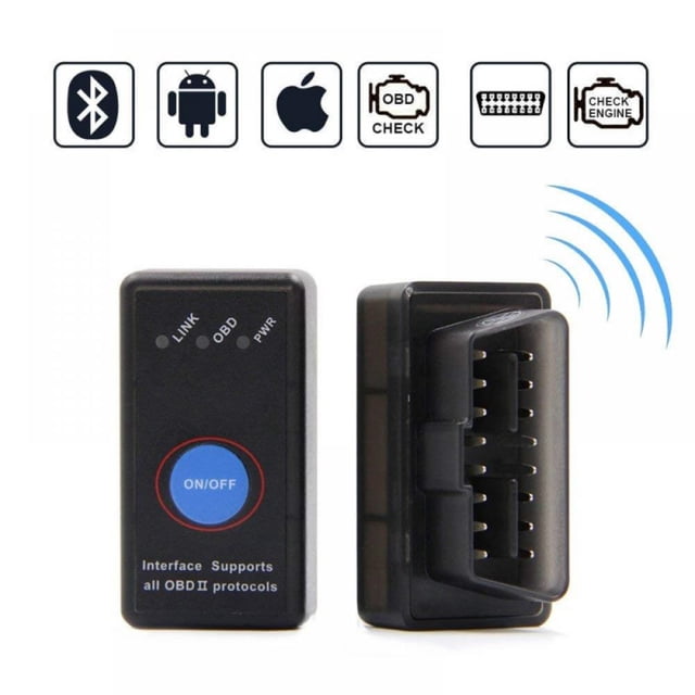 Super Mini Elm327 Universal Bluetooth OBD II Scanner Car Engine Fault ...