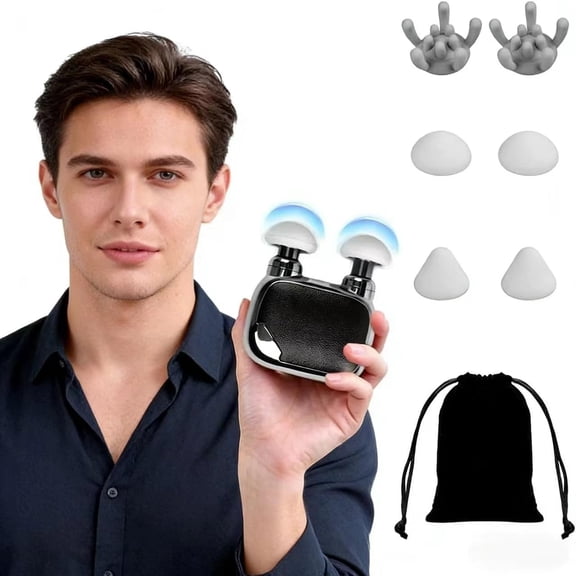 Super Mini Massage Gun with Strong Brushless Motor, Percussion Deep Tissues Muscle Massager for Travel, 8mm Amplitude Massagers for Pain Relief for Gym, Travel, Office