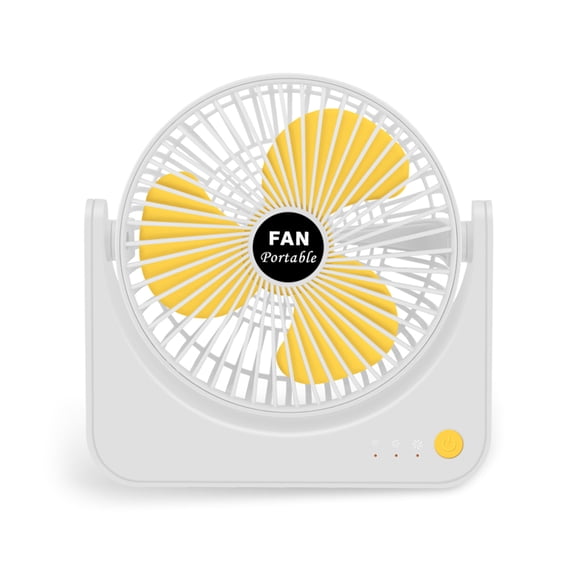 Super Mini Rechargeable Desktop Fan 3 Wind Speeds Portable Ultra-quiet USB Fans 3D Airflow Cycle for Home Office