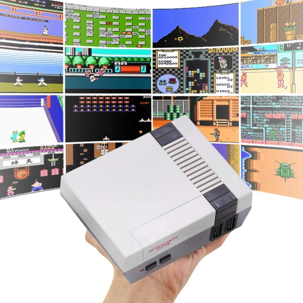 Super Mini Retro Classic Family TV Game Built-in 620 TV Games Non-repetitive 8 Bit AV With Dual Controllers Smart White - Walmart.com