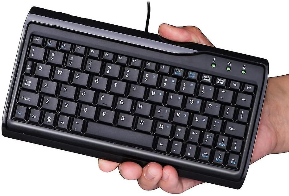 Super Mini Wired Keyboard, Full Size 78 Keys Keypad Small Portable Fit ...