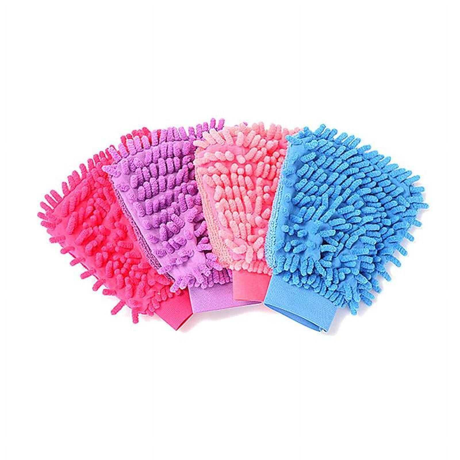 1pc Microfiber Dusting Cleaning Glove Mitt Cars Blinds Windows Dust Wash  Remover