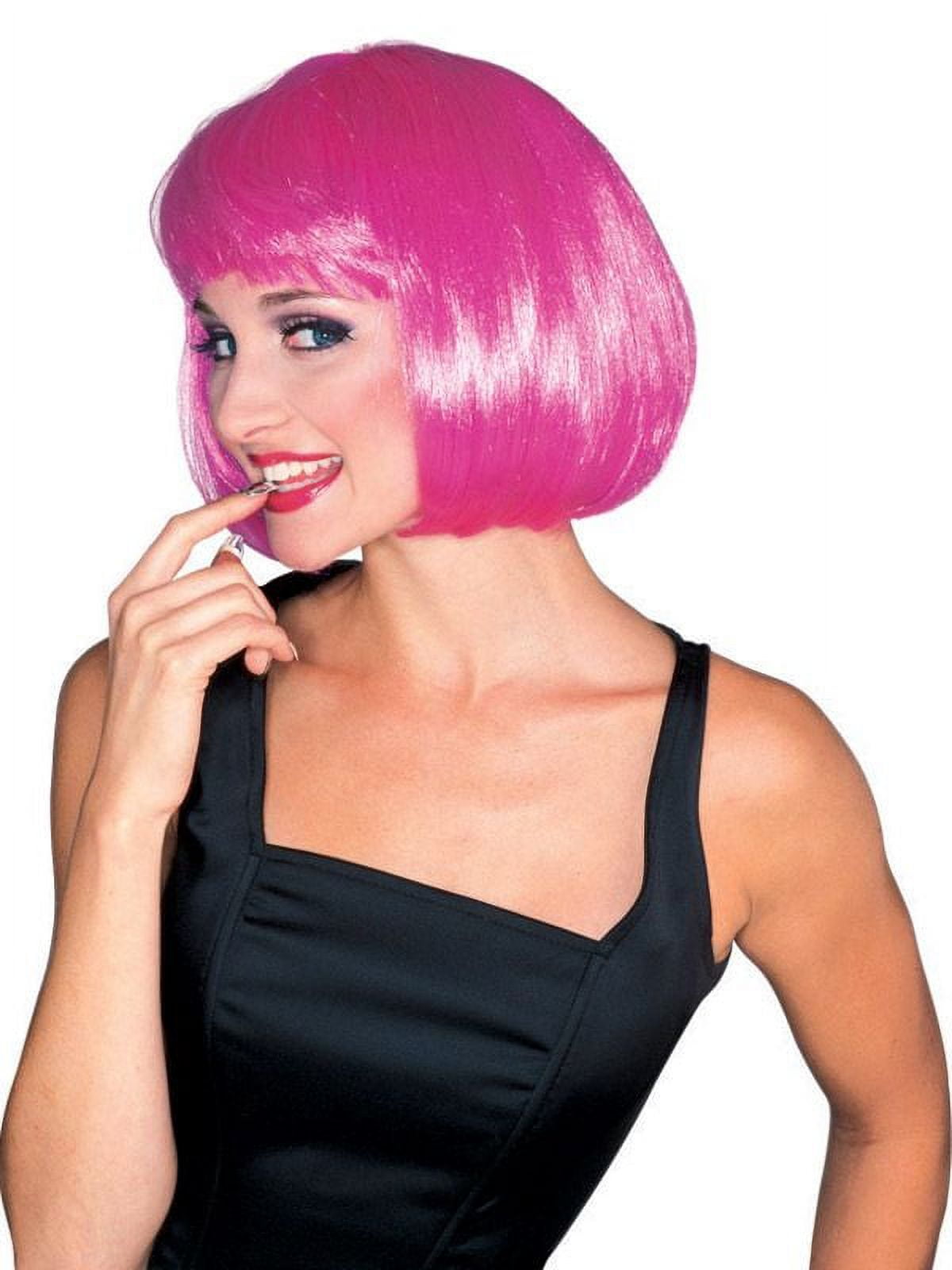 Super Model Wig Hot Pink Super Model Wig Hot Pink
