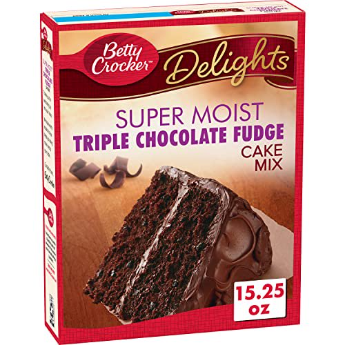 Super Moist Triple Chocolate Fudge Cake Mix, 15.25 oz