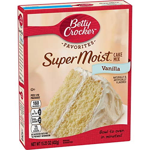 Super Moist Vanilla Cake Mix, 15.25 oz.