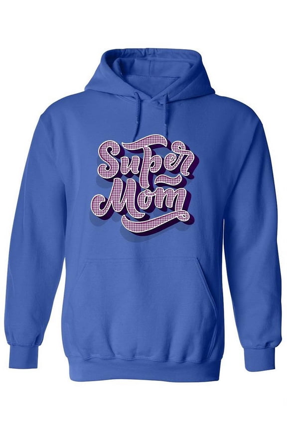 Super Mom Retro Hoodie Women -Image by Shutterstock, Female Small