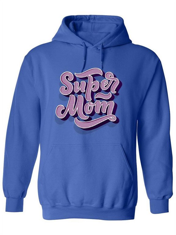 Super Mom Retro Hoodie Women -Image by Shutterstock, Female Small