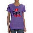 thumbnail image 1 of Super Mom Shaped T-Shirt -Image by Shutterstock, Female Medium, 1 of 4