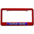 thumbnail image 1 of Super Mom, Super Hero License Plate Tag Frame, Multiple Colors, 1 of 1
