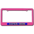 thumbnail image 1 of Super Mom, Super Hero License Plate Tag Frame, Multiple Colors, 1 of 1