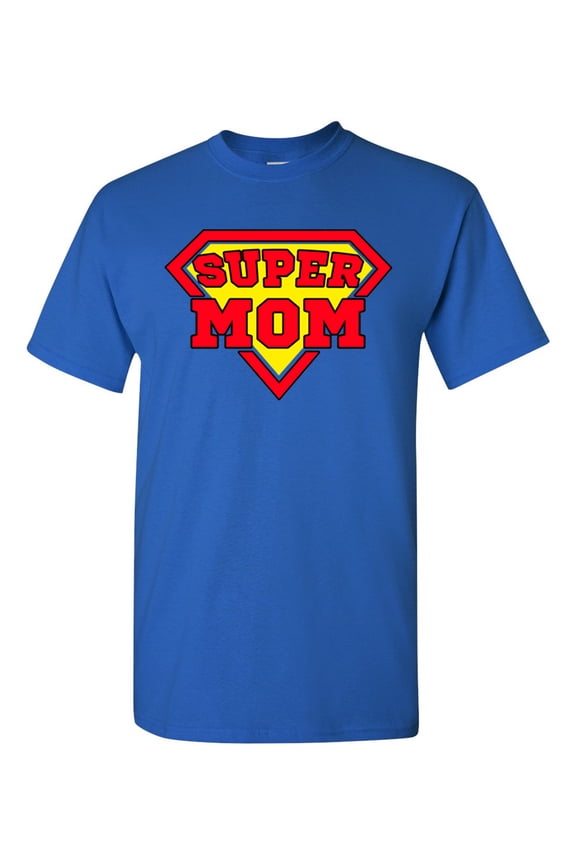 Super Mom Superhero Funny DT Adult T-Shirt Tee